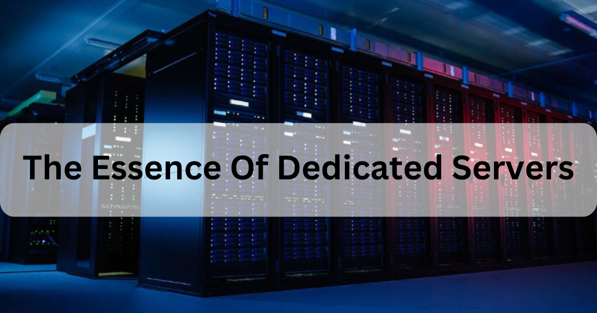 The Essence Of Dedicated Servers